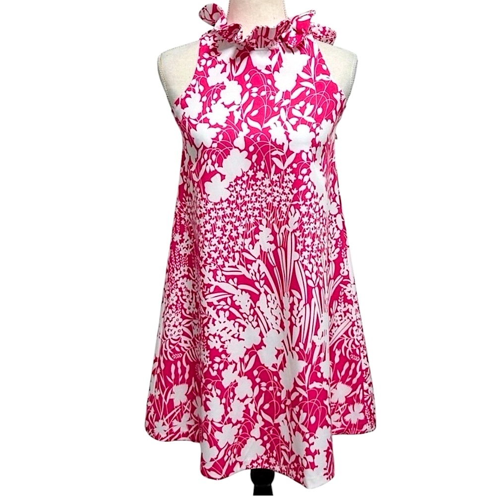 LIKE NEW Tuckernuck women’s small Pink Wildflower Blythe Sleeveless Floral Dress